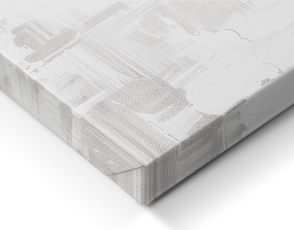 Quadro con elementi dipinti a mano 70x100 cm Cityscape – Styler