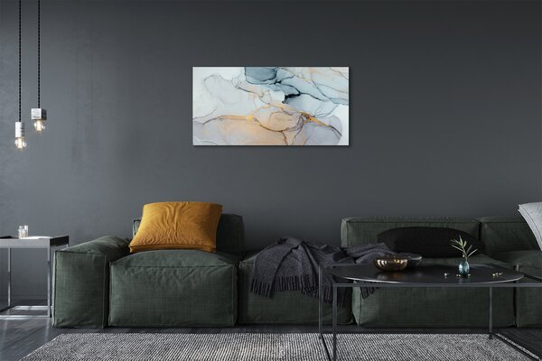 Quadro su tela Punti di astrazione in pietra 100x50 cm
