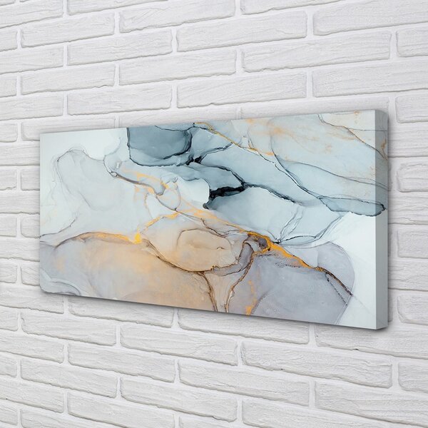 Quadro su tela Punti di astrazione in pietra 100x50 cm
