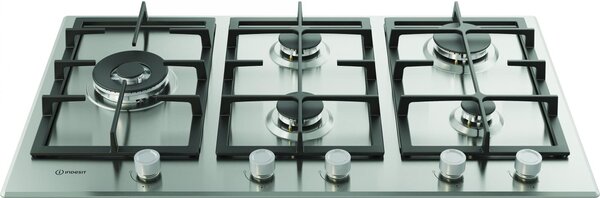 Indesit Piano Cottura 5 Fuochi a Gas 90 cm colore Inox - IN 9522 IX 1