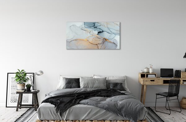Quadro su tela Punti di astrazione in pietra 100x50 cm