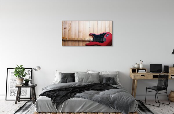 Quadro su tela Chitarra elettrica 100x50 cm