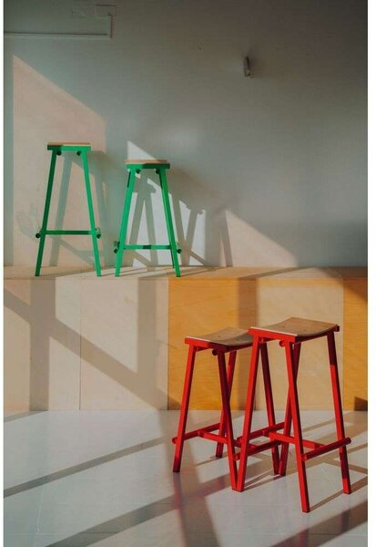 Taburete 8 Bar Stool Low Soft Jade - Hay