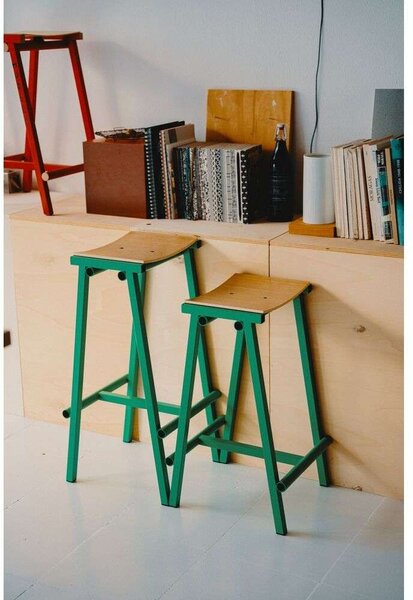 Taburete 8 Bar Stool Low Soft Jade - Hay