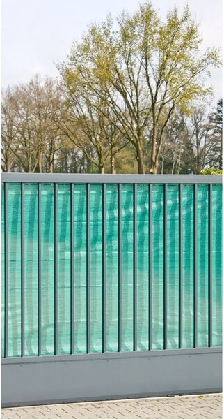 Schermo protettivo per balcone in plastica verde 500x180 cm - Garden Pleasure