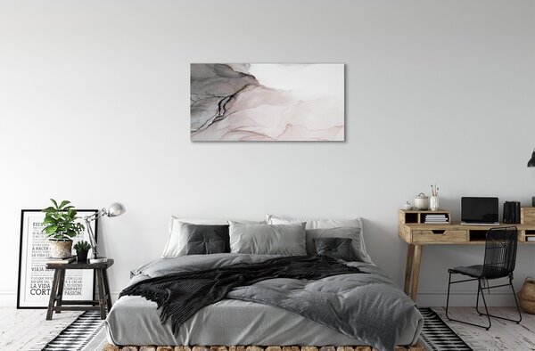 Quadro su tela Punti di astrazione in pietra 100x50 cm