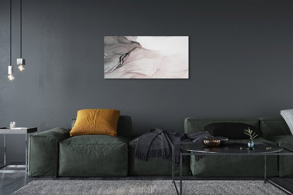 Quadro su tela Punti di astrazione in pietra 100x50 cm