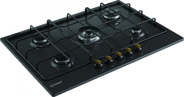 Indesit Piano Cottura 5 Fuochi a Gas Incasso 75 cm colore Antracite - TH 752 /I (AN)