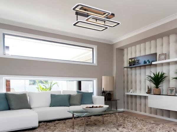 Lampadario a plafone LED dimmerabile LED/90W/230V 3000-6500K + telecomando