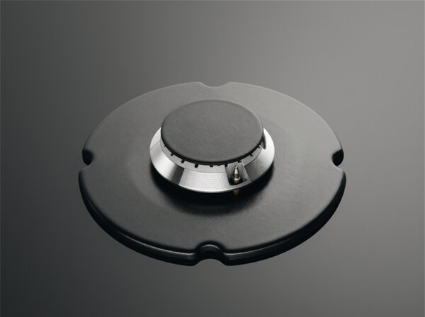 Aeg Piano Cottura 5 Fuochi a Gas Larghezza 70 cm (1 Bruciatore Wok) in Vetroceramica colore Nero - HG795450XB