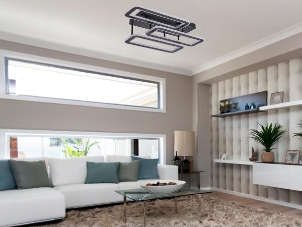 Lampadario a plafone LED dimmerabile LED/90W/230V 3000-6500K + telecomando