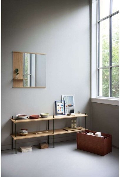 Moebe - Mirror With A Shelf Specchio 70cm Quercia Moebe