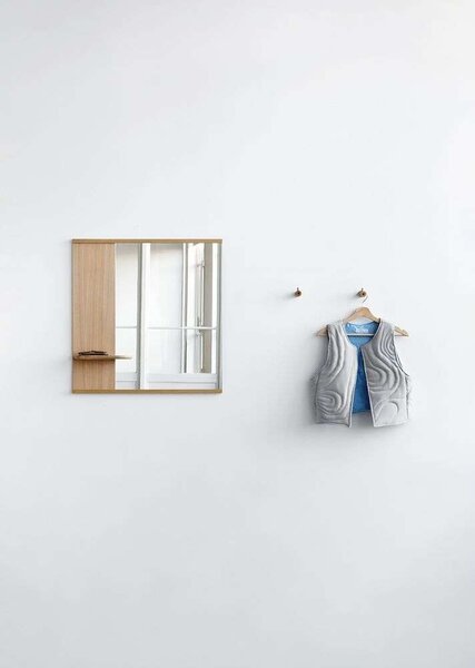 Moebe - Mirror With A Shelf Specchio 70cm Quercia Moebe