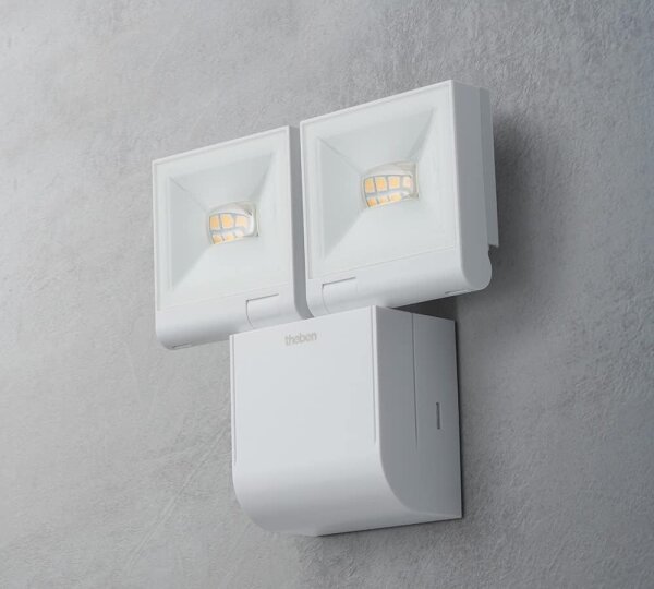 Theben - Proiettore LED da parete 2xLED/10W/230V bianco IP55