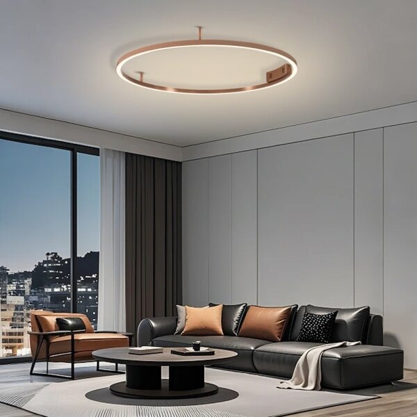 Immax NEO 07326-80C-LED Plafoniera dimmerabile FINO LED/55W/230V 80 cm Tuya rosa oro + telecomando