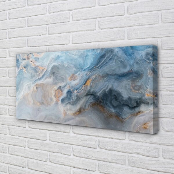 Quadro su tela Punti di astrazione in pietra 100x50 cm