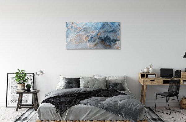 Quadro su tela Punti di astrazione in pietra 100x50 cm
