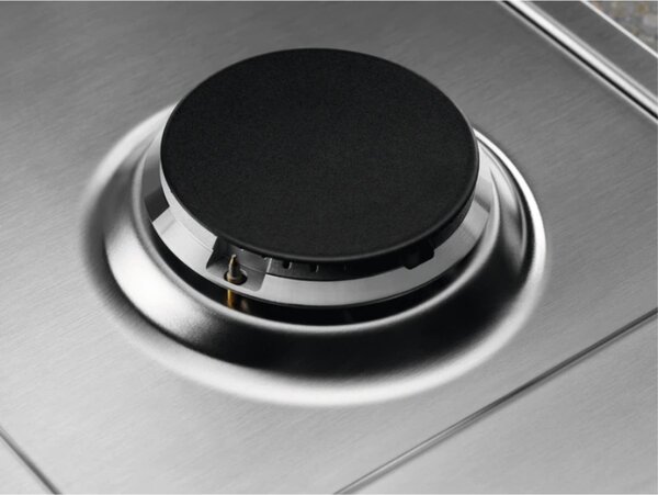 Electrolux Piano Cottura 5 Fuochi a Gas Larghezza 75 cm in Acciaio Inox colore acciaio Inox - KGS7566S2X