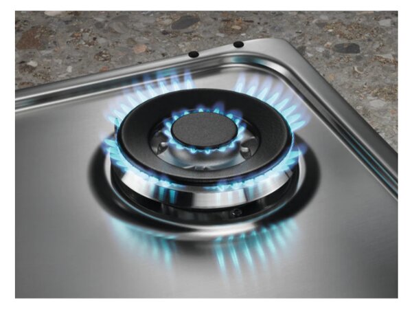 Electrolux Piano Cottura 5 Fuochi a Gas Larghezza 75 cm in Acciaio Inox colore acciaio Inox - KGS7566S2X