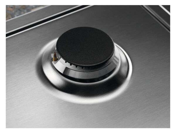 Electrolux Piano Cottura 5 Fuochi a Gas Larghezza 75 cm in Acciaio Inox colore acciaio Inox - KGS7566S2X