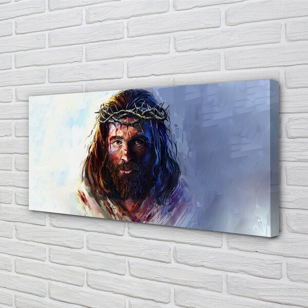Quadro su tela Immagine di Gesù 100x50 cm