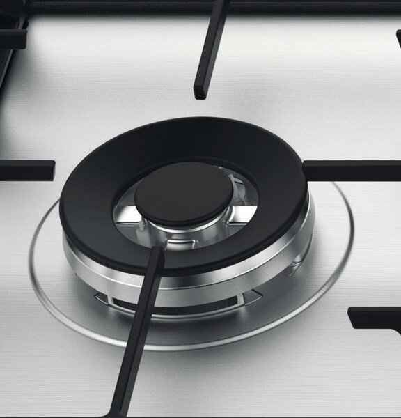 Whirlpool Piano Cottura 5 Fuochi a Gas Larghezza 86 cm in Acciaio Inox colore Inox - GMWL 958/IXL