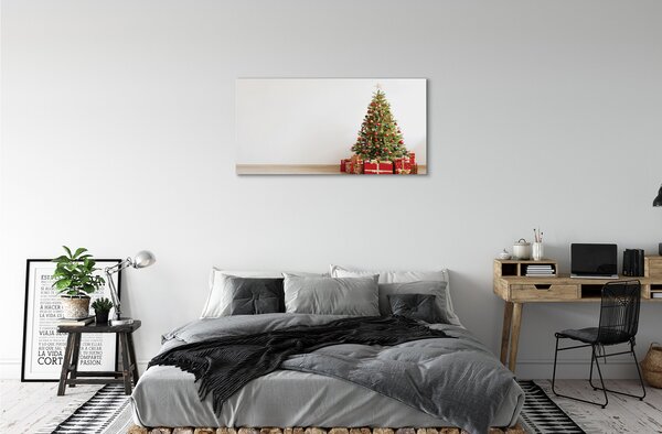 Quadro su tela Decorazioni per regali dell'albero di Natale 100x50 cm