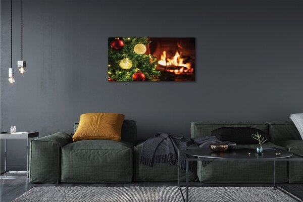 Quadro su tela Rami del camino a palpebre 100x50 cm