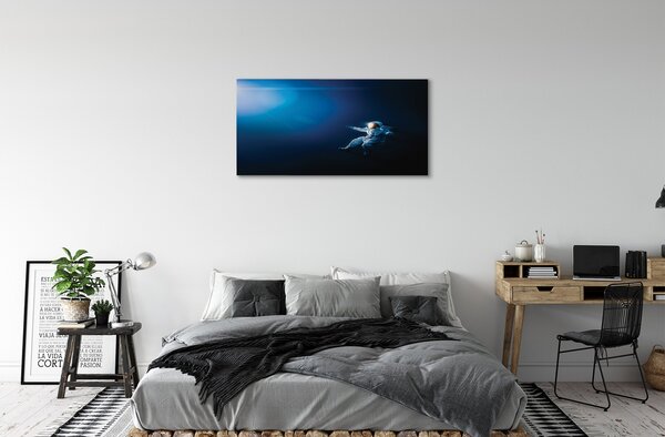 Quadro su tela Spazio astronauta 100x50 cm