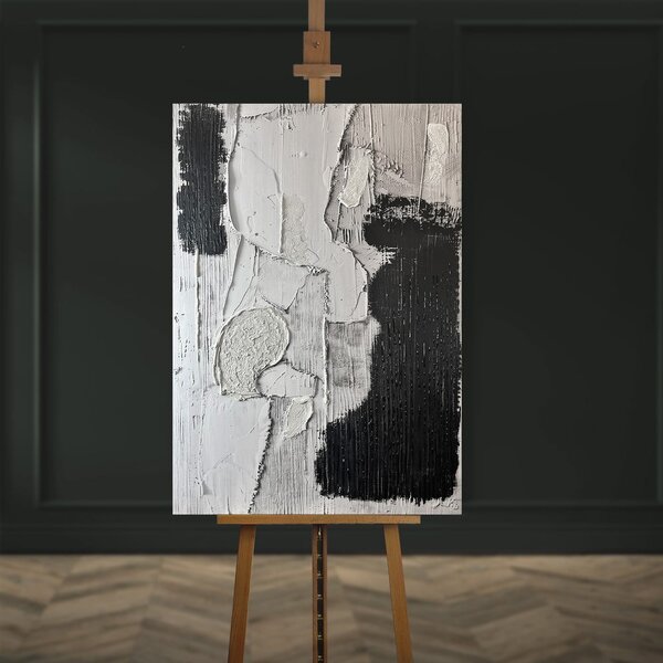 Quadro con elementi dipinti a mano 70x100 cm Touch – Styler