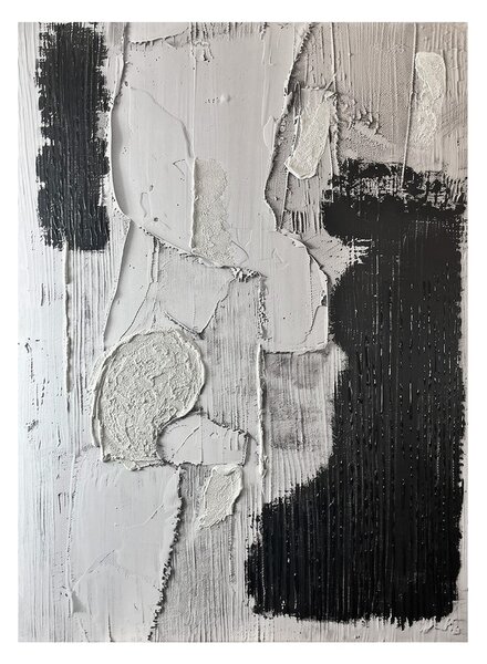 Quadro con elementi dipinti a mano 70x100 cm Touch – Styler