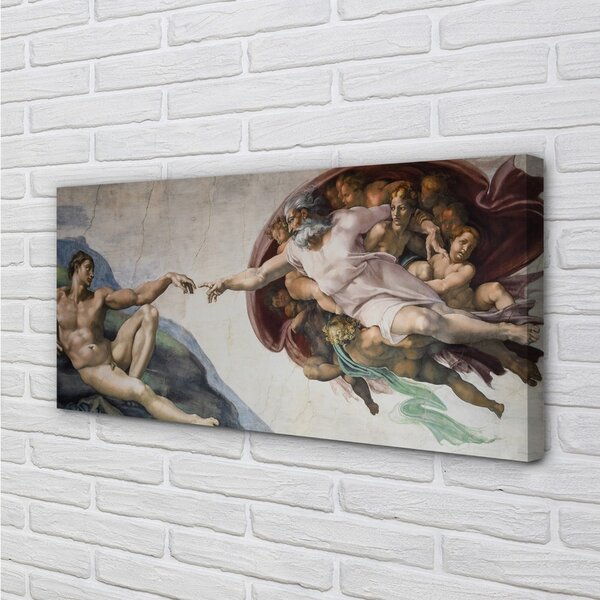 Quadro su tela Atto Apollo della mitologia 100x50 cm