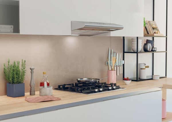 Hoover Piano Cottura a Gas 4 Fuochi 60 cm in Acciaio colore Inox H-HOB 500 - HHG6D5WC5X