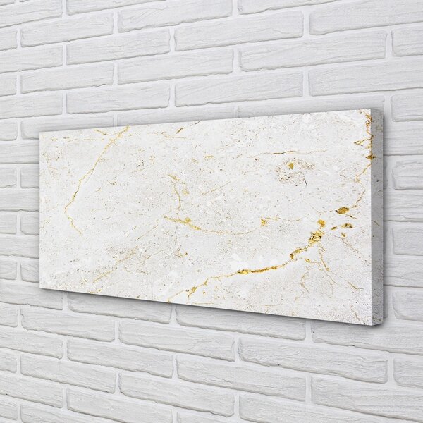 Quadro su tela Muro di marmo di pietra 100x50 cm