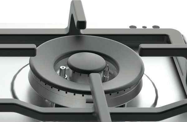 Whirlpool Piano Cottura a Gas 4 Fuochi a Gas 58 Cm in Acciaio Inox - TGML661IX