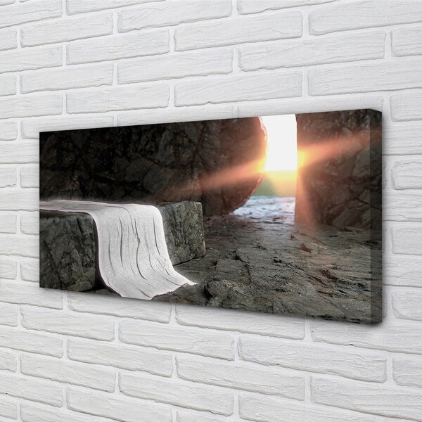 Quadro su tela Grotta 100x50 cm