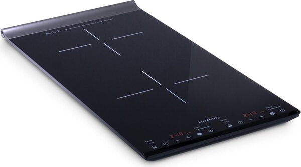 INNOLIVING Piano Cottura a Induzione 2 Fuochi 30 cm colore Nero - INN-872