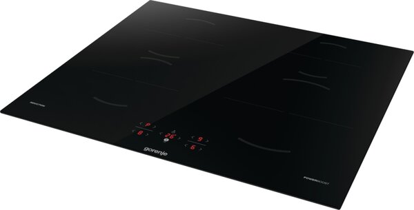 Gorenje Piano Cottura 4 Fuochi Induzione Larghezza 60 cm in Vetroceramica colore Nero - GI601FMC