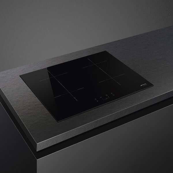Smeg Piano Cottura a Induzione 4 Fuochi 60 cm colore Nero - SIB2641D
