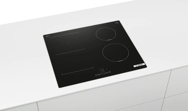 Bosch Piano Cottura a Induzione 4 Fuochi 60 Cm in Vetroceramica colore Nero - PVS611BB6E