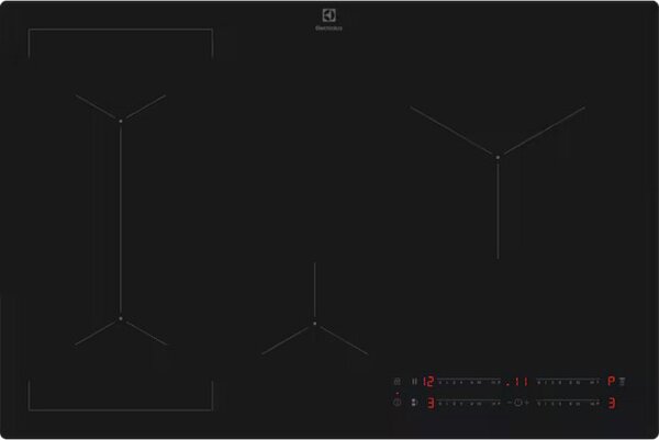 Electrolux Piano Cottura a Induzione 4 Fuochi 80 cm Vetroceramica colore SaphirMatt - EIV83443CT