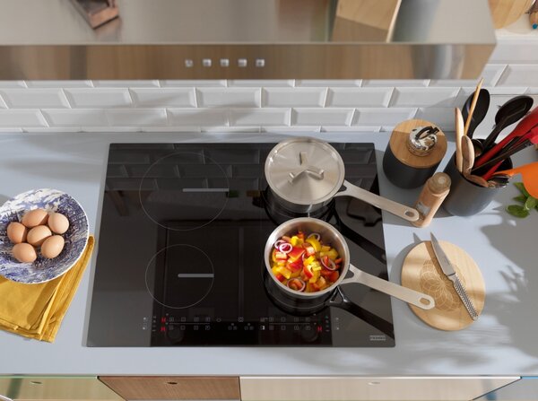 Franke Piano Cottura a Induzione 4 Fuochi 65 cm materiale Vetroceramica colore Nero - FSM654IBBK