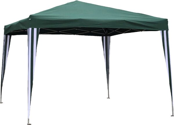 Rapid Gazebo da Giardino 3x3 mt Pieghevole in Acciaio colore Verde - Rapid