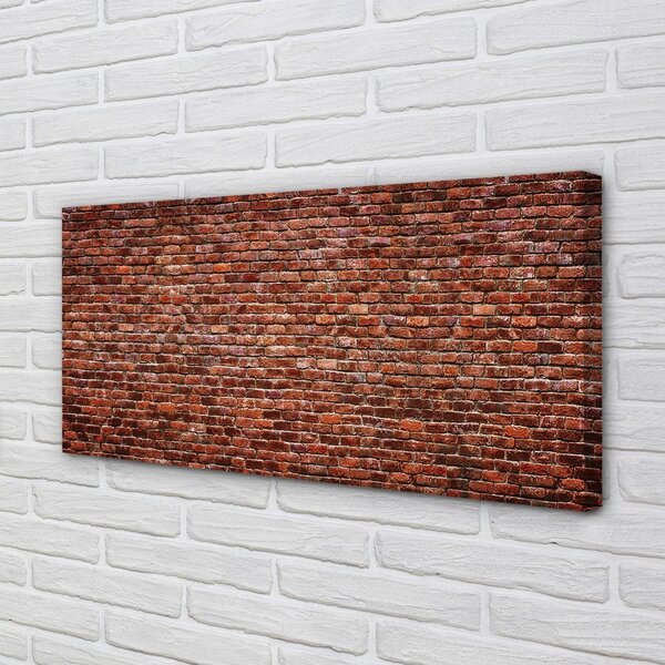 Quadro su tela Muro di pietra in mattoni 100x50 cm
