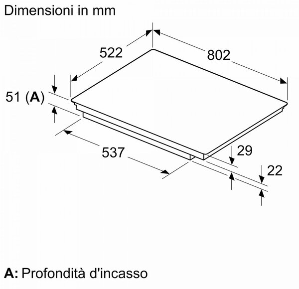 Bosch Piano Cottura a Induzione 4 Fuochi Larghezza 80 cm CombiZone colore Nero - PVS83KHC1Z