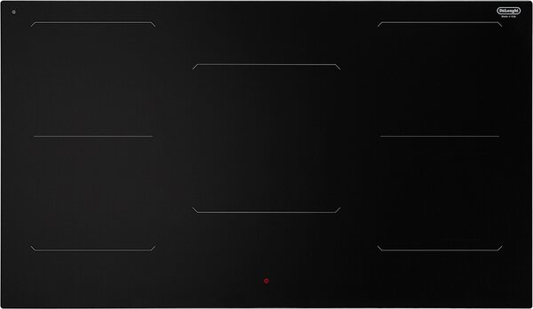 De Longhi Piano Cottura a Induzione 5 Fuochi Larghezza 90 cm comandi touch Full Bridge colore Nero - SLI 905