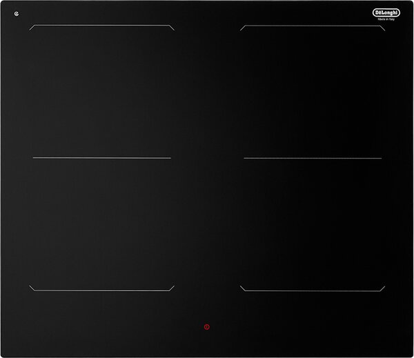 De Longhi Piano Cottura a Induzione 4 Fuochi Larghezza 60 cm Piano in Vetroceramica colore Nero - SLI604