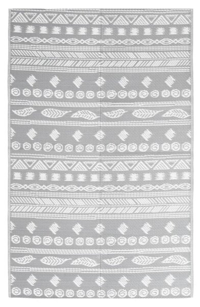 Tappeto da Esterno ARAKIL Grigio 190x290 cm in PP