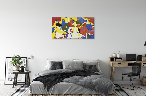 Quadro su tela Astrazione del paesaggio 100x50 cm