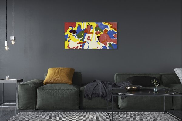 Quadro su tela Astrazione del paesaggio 100x50 cm